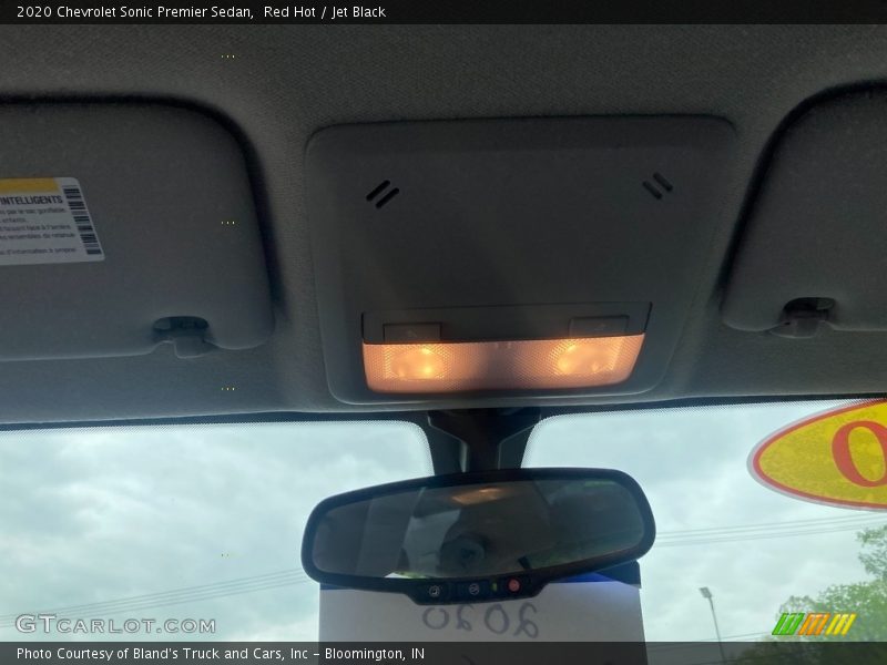 Red Hot / Jet Black 2020 Chevrolet Sonic Premier Sedan