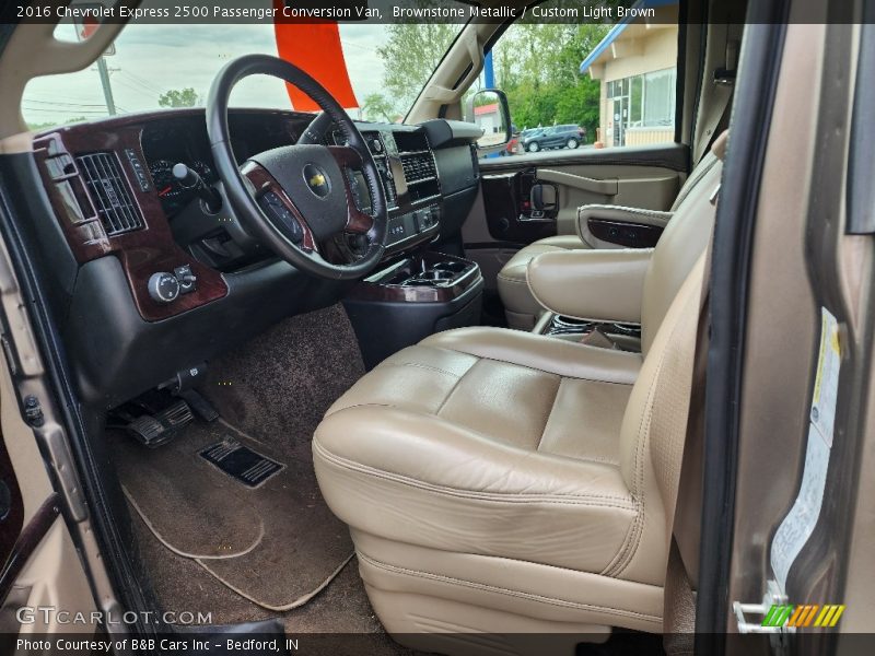  2016 Express 2500 Passenger Conversion Van Custom Light Brown Interior