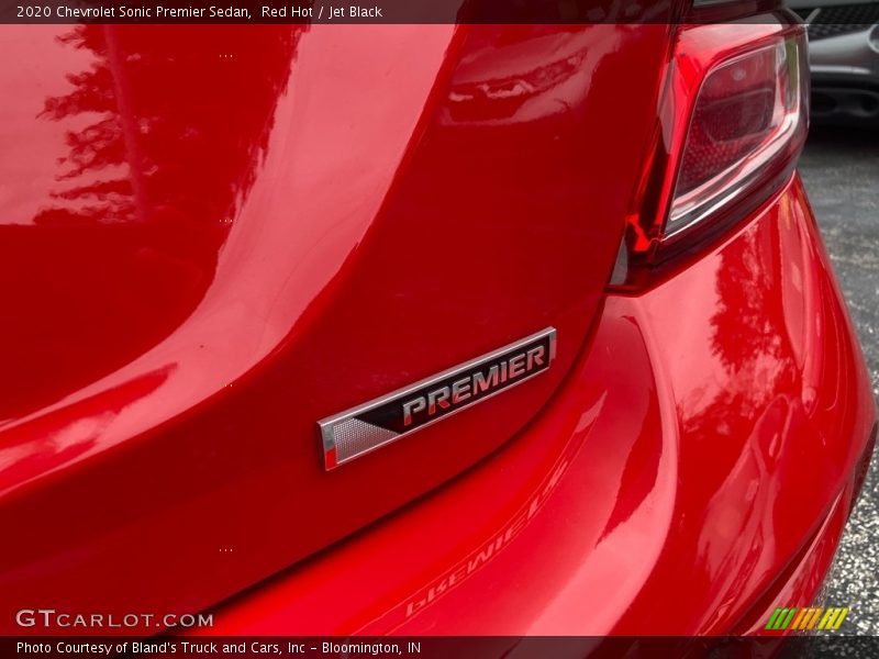 Red Hot / Jet Black 2020 Chevrolet Sonic Premier Sedan
