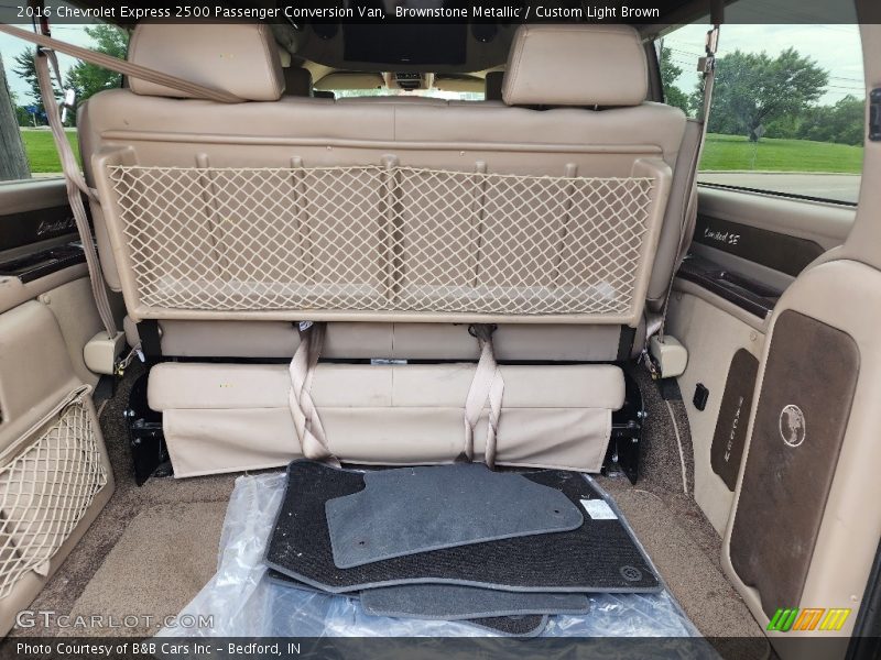 Brownstone Metallic / Custom Light Brown 2016 Chevrolet Express 2500 Passenger Conversion Van