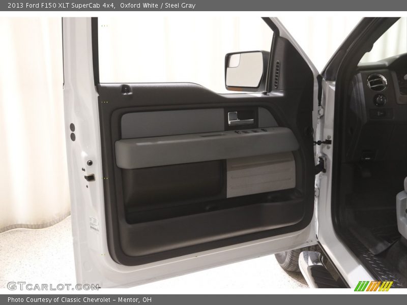 Oxford White / Steel Gray 2013 Ford F150 XLT SuperCab 4x4
