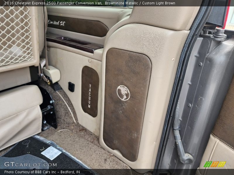 Brownstone Metallic / Custom Light Brown 2016 Chevrolet Express 2500 Passenger Conversion Van