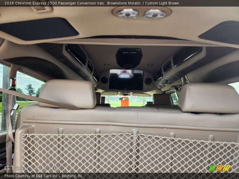Brownstone Metallic / Custom Light Brown 2016 Chevrolet Express 2500 Passenger Conversion Van
