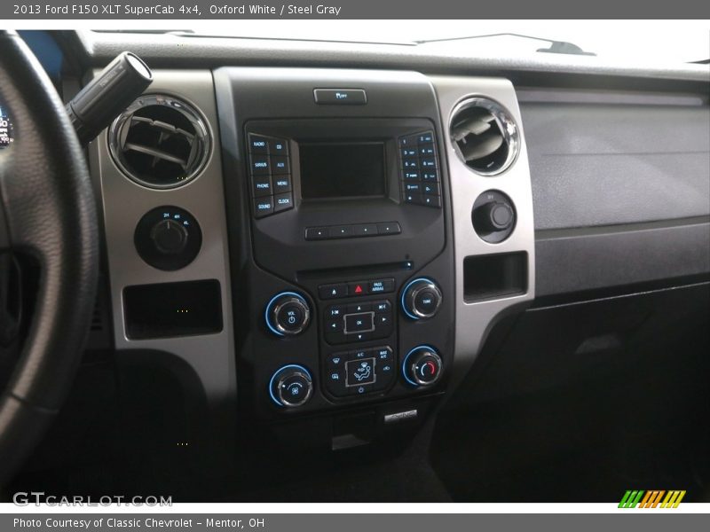 Oxford White / Steel Gray 2013 Ford F150 XLT SuperCab 4x4