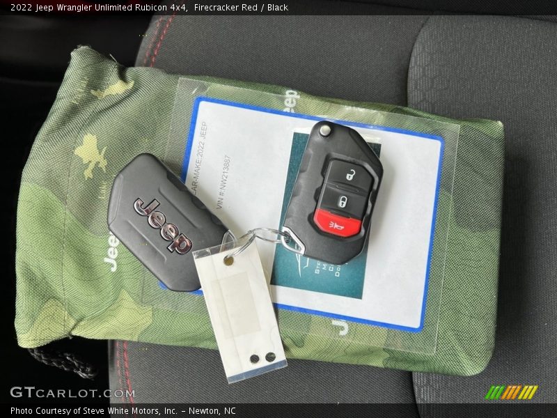 Keys of 2022 Wrangler Unlimited Rubicon 4x4
