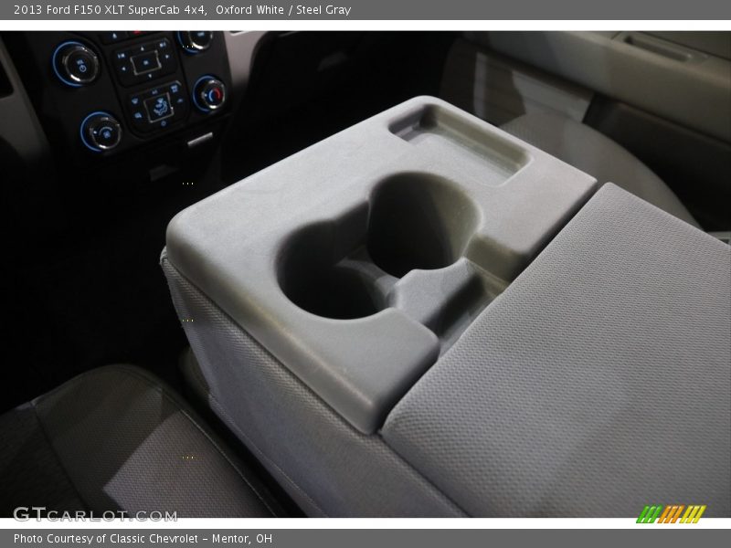 Oxford White / Steel Gray 2013 Ford F150 XLT SuperCab 4x4