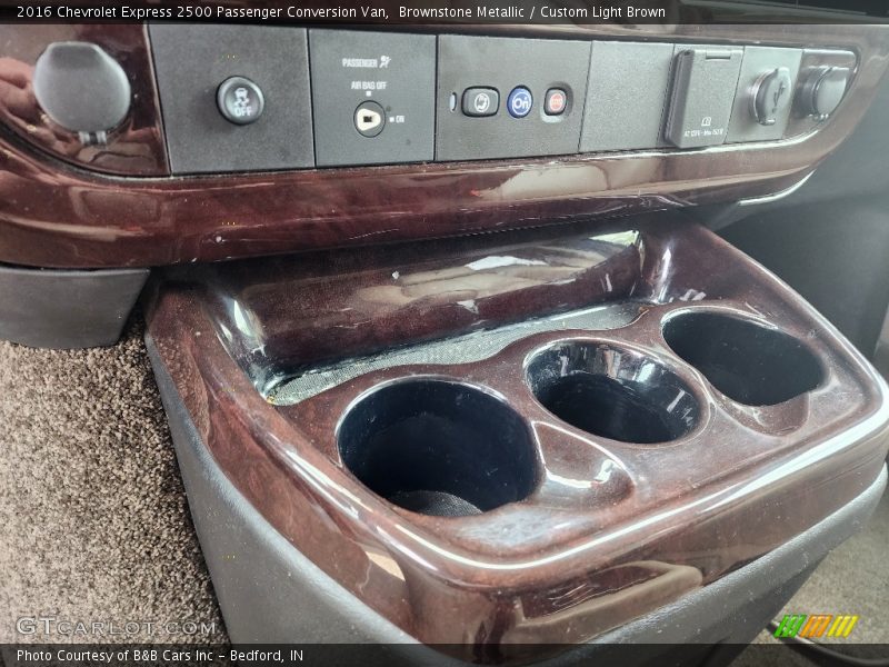 Brownstone Metallic / Custom Light Brown 2016 Chevrolet Express 2500 Passenger Conversion Van