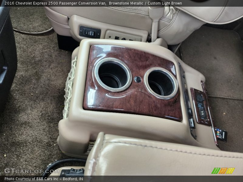 Brownstone Metallic / Custom Light Brown 2016 Chevrolet Express 2500 Passenger Conversion Van