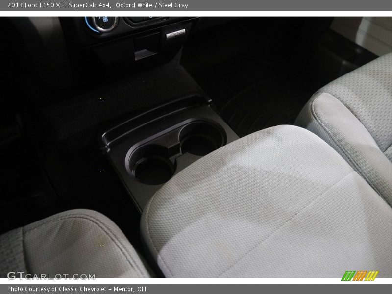 Oxford White / Steel Gray 2013 Ford F150 XLT SuperCab 4x4