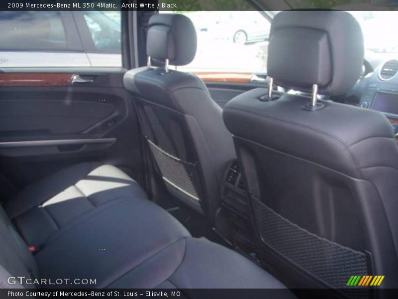 Arctic White / Black 2009 Mercedes-Benz ML 350 4Matic