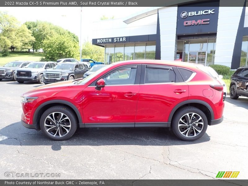 Soul Red Crystal Metallic / Black 2022 Mazda CX-5 S Premium Plus AWD