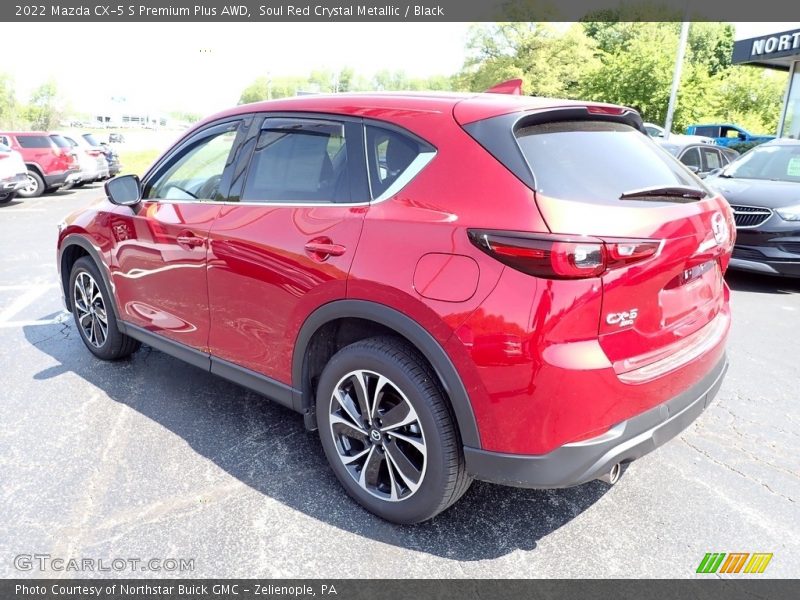 Soul Red Crystal Metallic / Black 2022 Mazda CX-5 S Premium Plus AWD