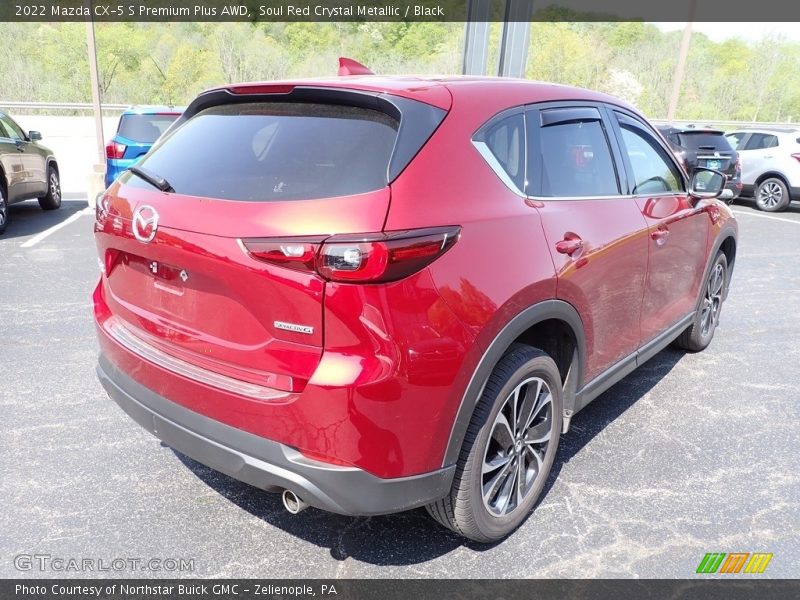 Soul Red Crystal Metallic / Black 2022 Mazda CX-5 S Premium Plus AWD