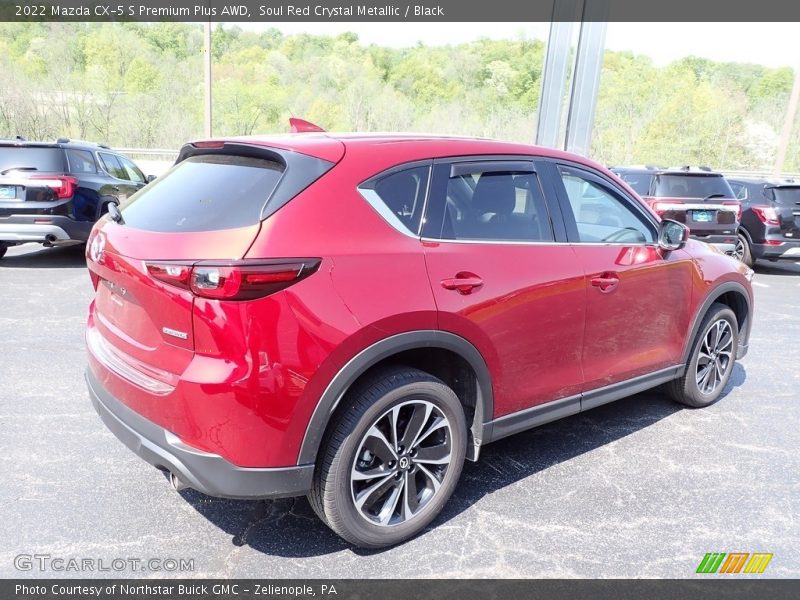 Soul Red Crystal Metallic / Black 2022 Mazda CX-5 S Premium Plus AWD