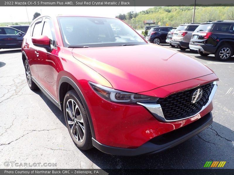 Soul Red Crystal Metallic / Black 2022 Mazda CX-5 S Premium Plus AWD