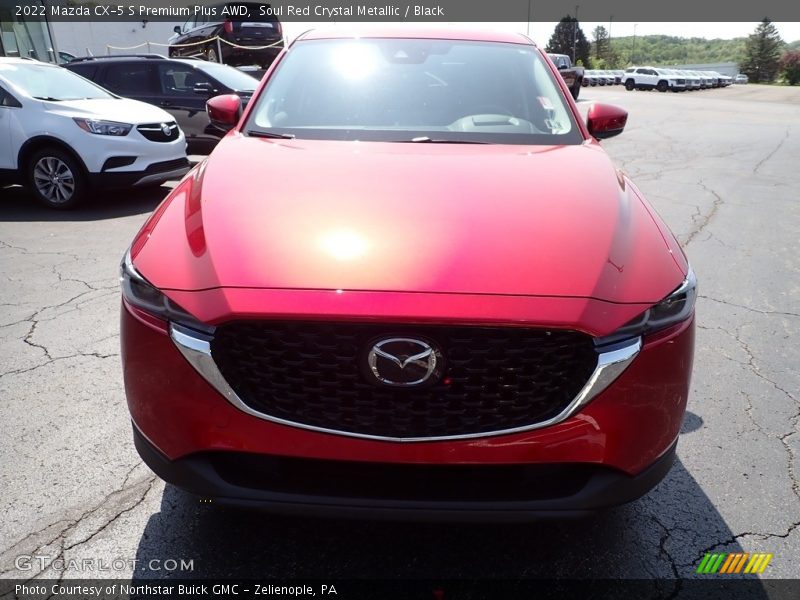 Soul Red Crystal Metallic / Black 2022 Mazda CX-5 S Premium Plus AWD