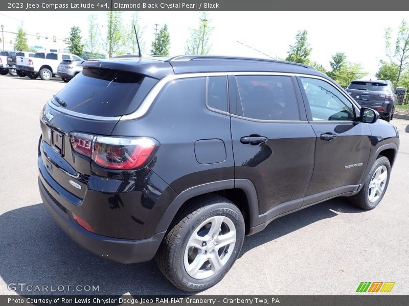 Diamond Black Crystal Pearl / Black 2023 Jeep Compass Latitude 4x4