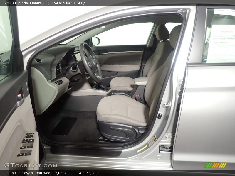 Stellar Silver / Gray 2020 Hyundai Elantra SEL