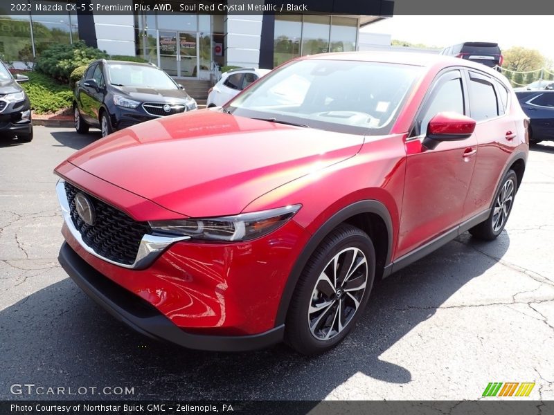 Soul Red Crystal Metallic / Black 2022 Mazda CX-5 S Premium Plus AWD