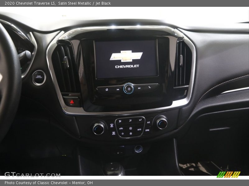Satin Steel Metallic / Jet Black 2020 Chevrolet Traverse LS