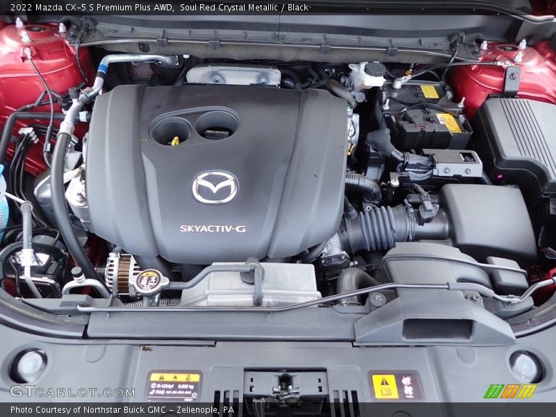  2022 CX-5 S Premium Plus AWD Engine - 2.5 Liter SKYACTIV-G DOHC 16-Valve VVT 4 Cylinder