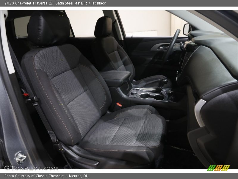 Satin Steel Metallic / Jet Black 2020 Chevrolet Traverse LS