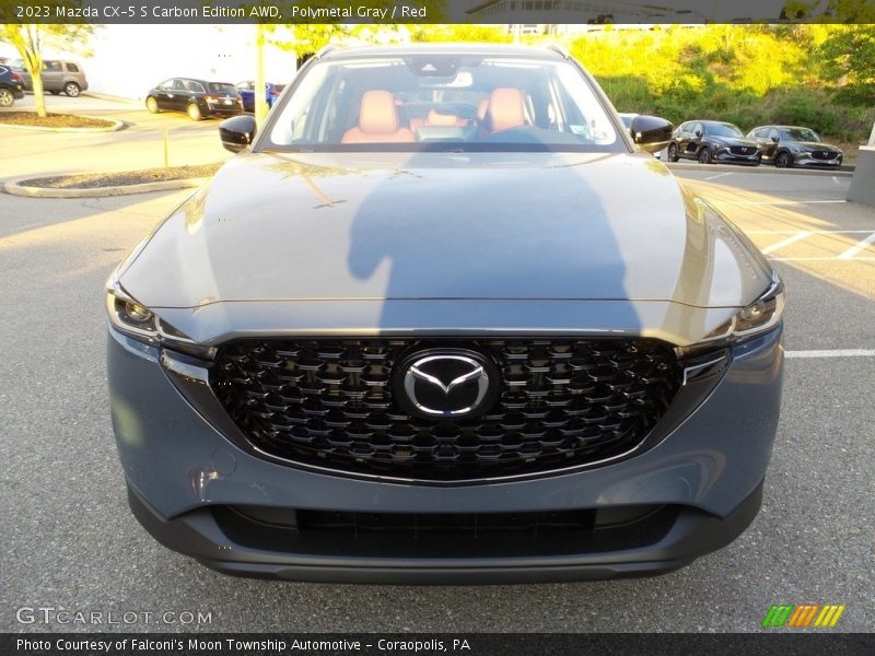 Polymetal Gray / Red 2023 Mazda CX-5 S Carbon Edition AWD