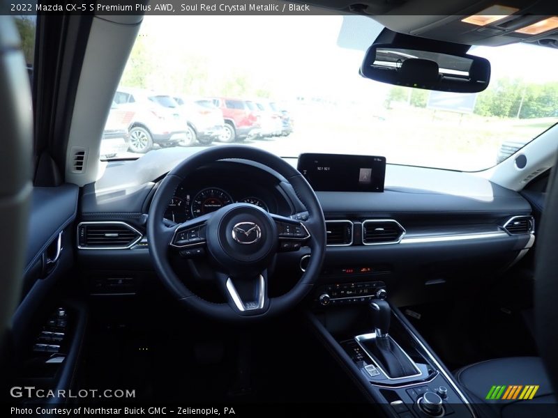 Soul Red Crystal Metallic / Black 2022 Mazda CX-5 S Premium Plus AWD