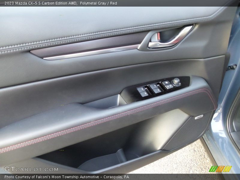 Polymetal Gray / Red 2023 Mazda CX-5 S Carbon Edition AWD
