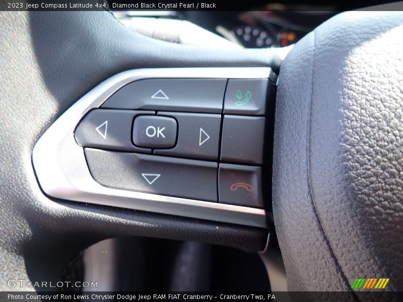Diamond Black Crystal Pearl / Black 2023 Jeep Compass Latitude 4x4