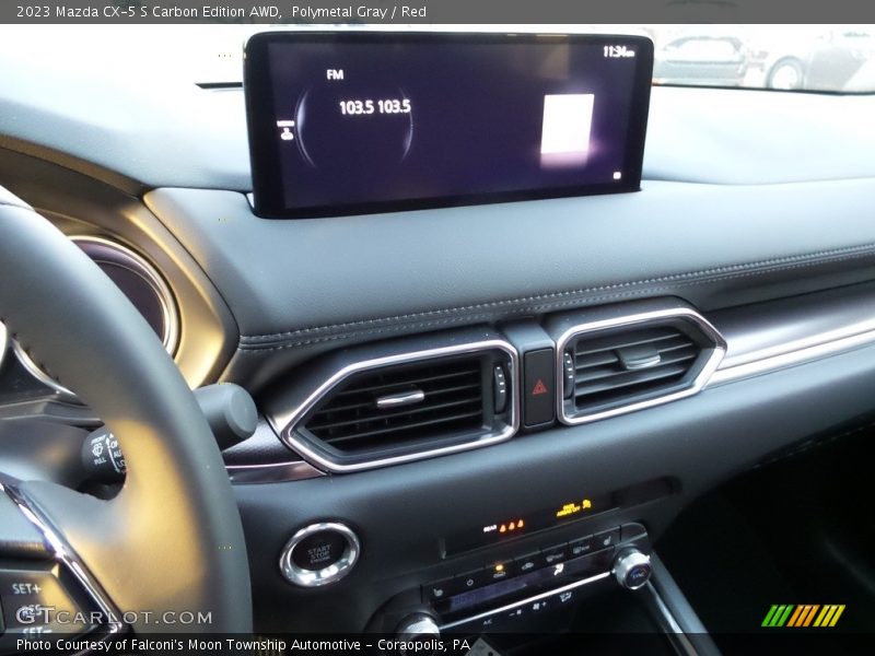 Polymetal Gray / Red 2023 Mazda CX-5 S Carbon Edition AWD