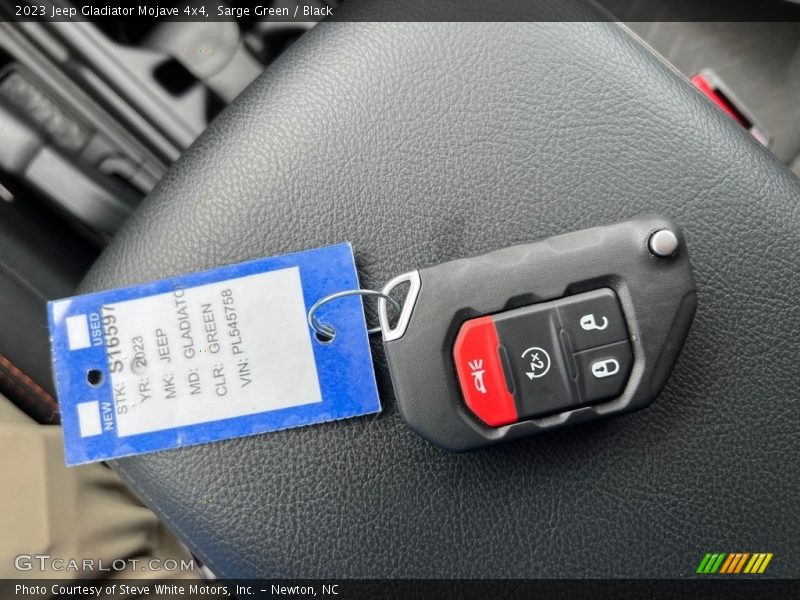 Keys of 2023 Gladiator Mojave 4x4