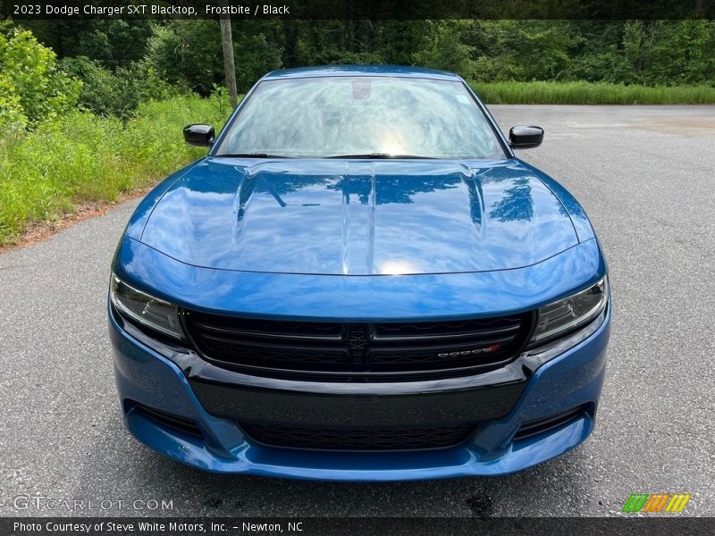 Frostbite / Black 2023 Dodge Charger SXT Blacktop