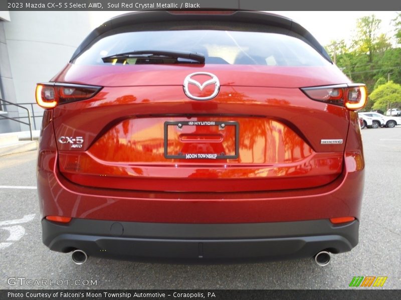 Soul Red Crystal Metallic / Black 2023 Mazda CX-5 S Select AWD