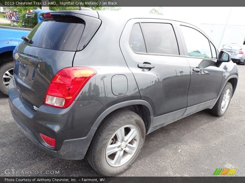 Nightfall Gray Metallic / Jet Black 2019 Chevrolet Trax LS AWD