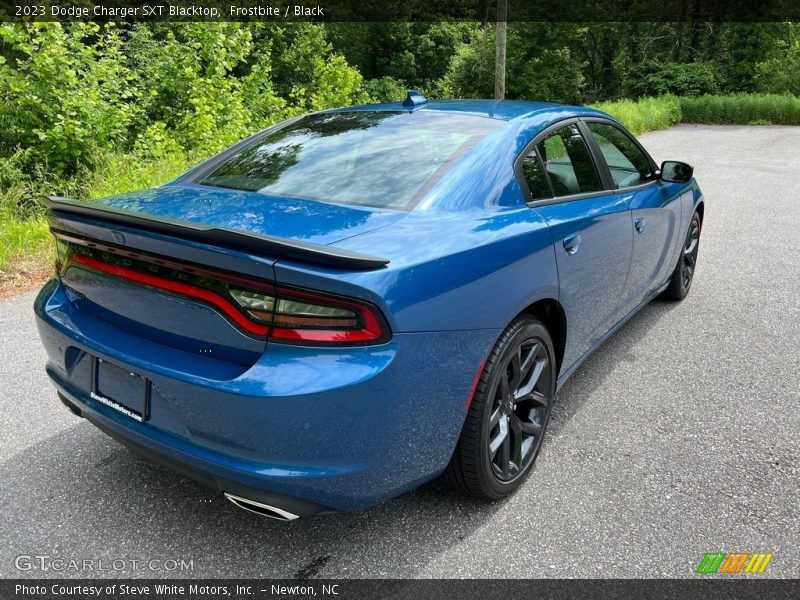 Frostbite / Black 2023 Dodge Charger SXT Blacktop