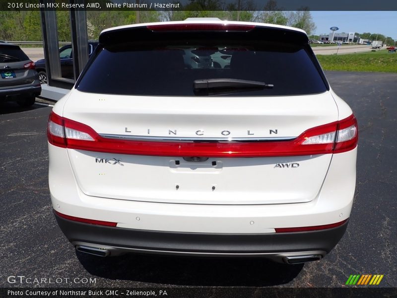 White Platinum / Hazelnut 2016 Lincoln MKX Reserve AWD