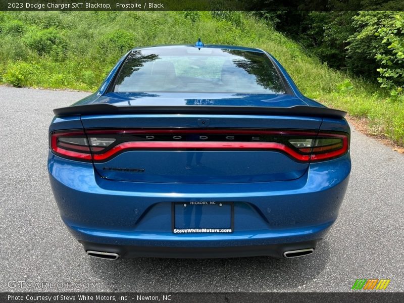 Frostbite / Black 2023 Dodge Charger SXT Blacktop