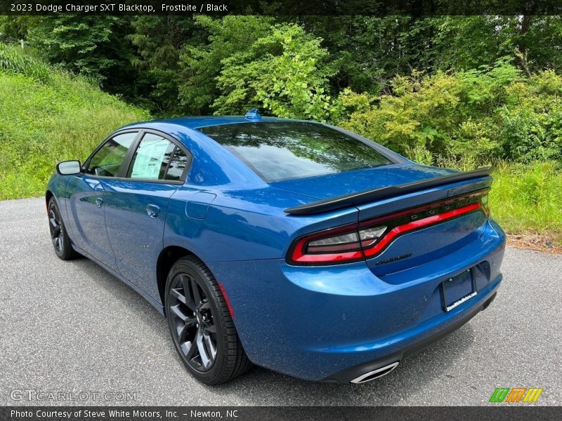 Frostbite / Black 2023 Dodge Charger SXT Blacktop
