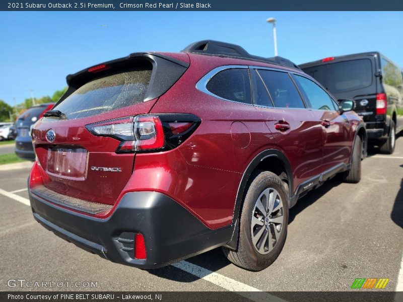Crimson Red Pearl / Slate Black 2021 Subaru Outback 2.5i Premium