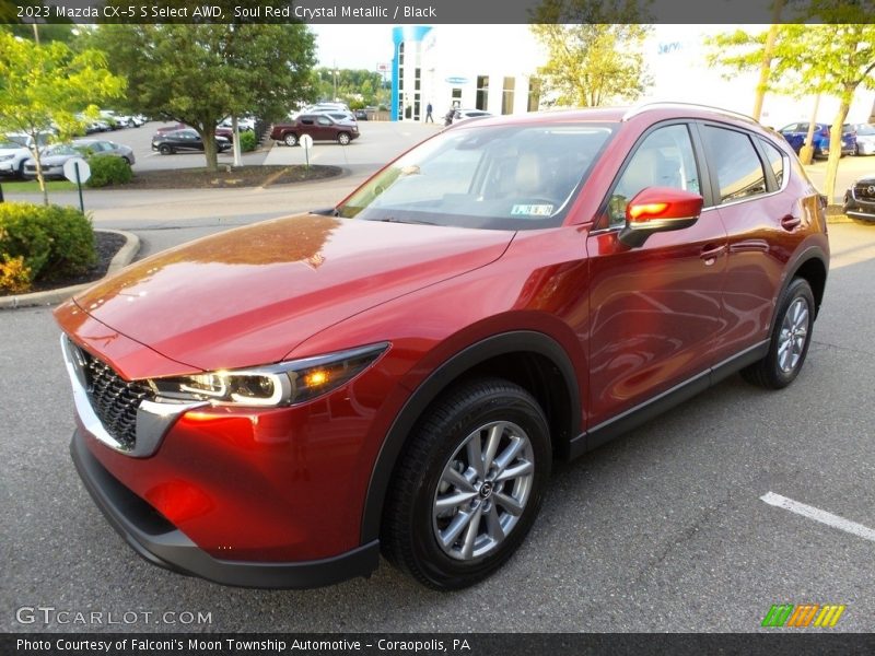 Soul Red Crystal Metallic / Black 2023 Mazda CX-5 S Select AWD