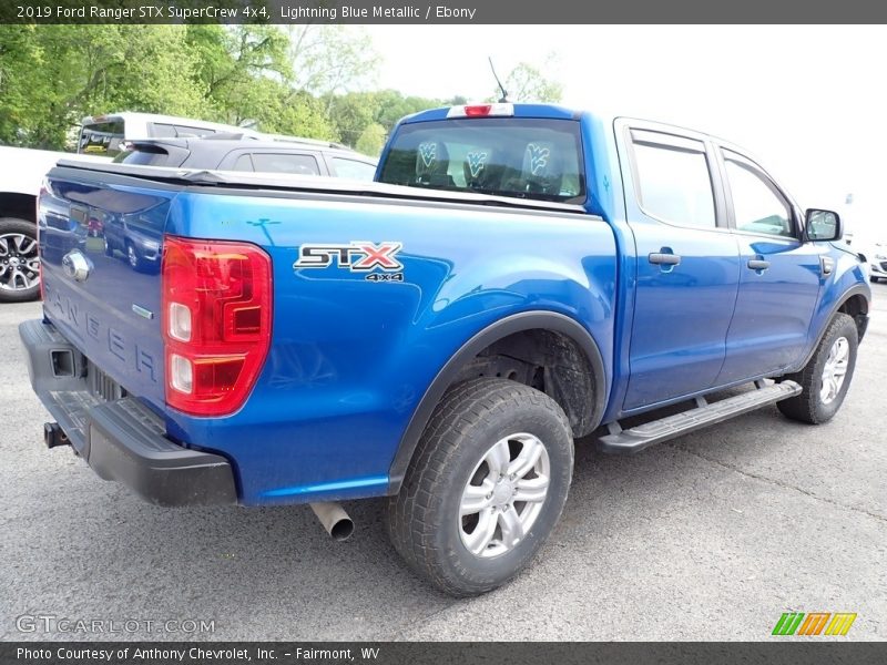 Lightning Blue Metallic / Ebony 2019 Ford Ranger STX SuperCrew 4x4