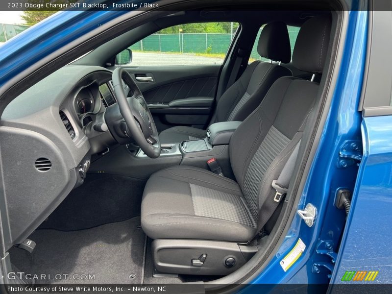 Frostbite / Black 2023 Dodge Charger SXT Blacktop