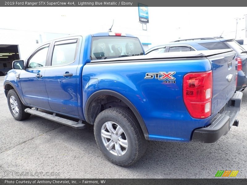 Lightning Blue Metallic / Ebony 2019 Ford Ranger STX SuperCrew 4x4
