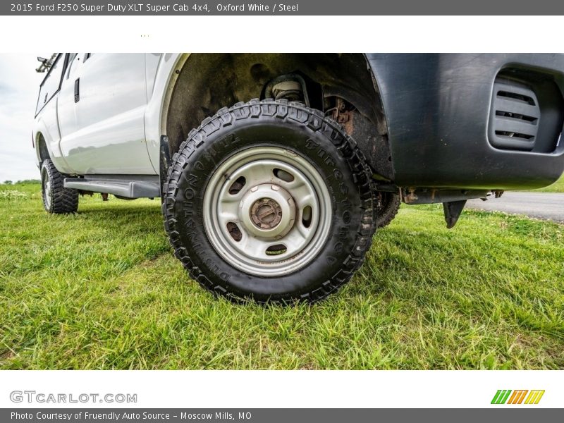 Oxford White / Steel 2015 Ford F250 Super Duty XLT Super Cab 4x4
