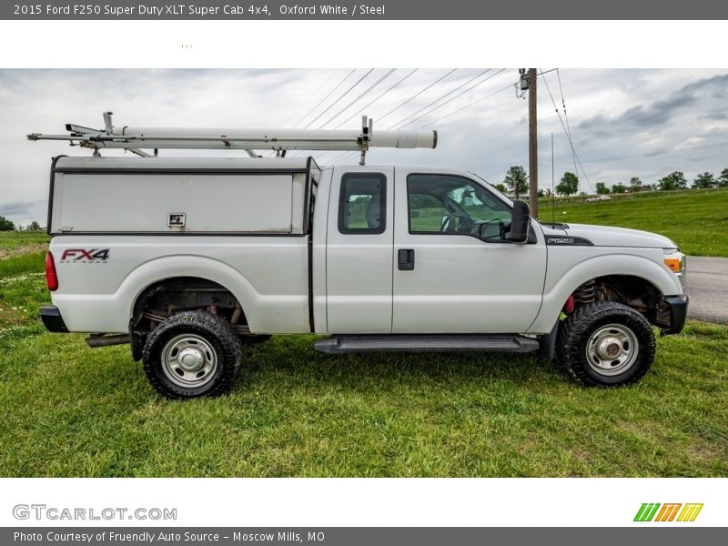 Oxford White / Steel 2015 Ford F250 Super Duty XLT Super Cab 4x4