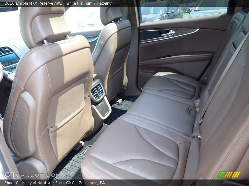Rear Seat of 2016 MKX Reserve AWD