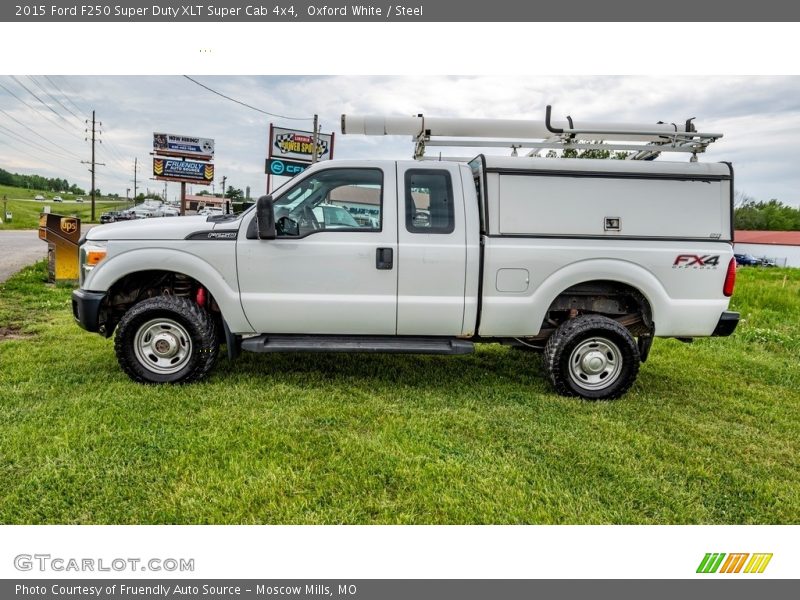 Oxford White / Steel 2015 Ford F250 Super Duty XLT Super Cab 4x4