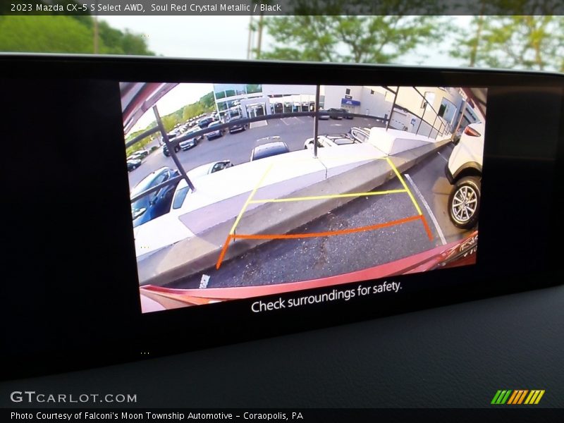 Soul Red Crystal Metallic / Black 2023 Mazda CX-5 S Select AWD