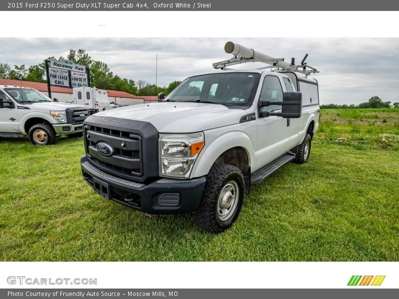 Oxford White / Steel 2015 Ford F250 Super Duty XLT Super Cab 4x4